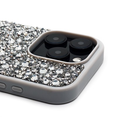Чехол-накладка для Apple iPhone 16 Pro капли дождя (белый) - PC096 POSH SHINE