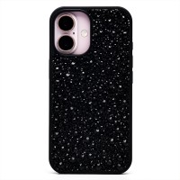 Чехол-накладка для Apple iPhone 16 капли дождя (титановый черный) - PC096 POSH SHINE Чехол-накладка для Apple iPhone 16 капли дождя (титановый черный) - PC096 POSH SHINE