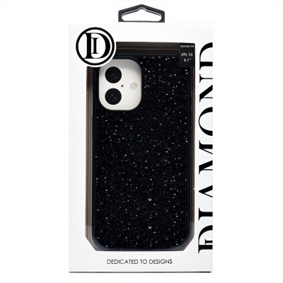 Чехол-накладка для Apple iPhone 16 капли дождя (титановый черный) - PC096 POSH SHINE