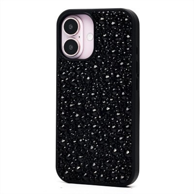 Чехол-накладка для Apple iPhone 16 капли дождя (титановый черный) - PC096 POSH SHINE