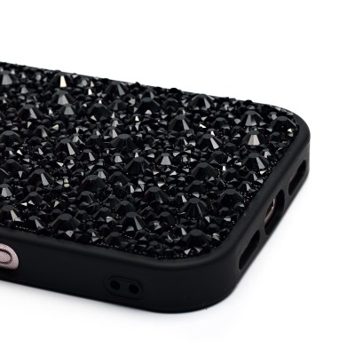 Чехол-накладка для Apple iPhone 16 капли дождя (титановый черный) - PC096 POSH SHINE