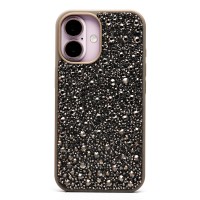 Чехол-накладка для Apple iPhone 16 капли дождя (титановый серый) - PC096 POSH SHINE