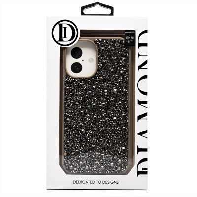 Чехол-накладка для Apple iPhone 16 капли дождя (титановый серый) - PC096 POSH SHINE
