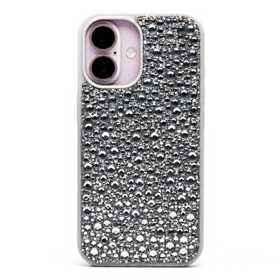 Чехол-накладка для Apple iPhone 16 капли дождя (белый) - PC096 POSH SHINE