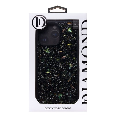 Чехол-накладка для Apple iPhone 15 Pro Max (черный) - PC097 POSH SHINE