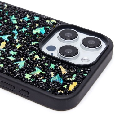 Чехол-накладка для Apple iPhone 15 Pro Max (черный) - PC097 POSH SHINE