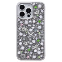 Чехол-накладка для Apple iPhone 15 Pro Max (белый) - PC097 POSH SHINE