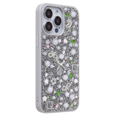 Чехол-накладка для Apple iPhone 15 Pro Max (белый) - PC097 POSH SHINE