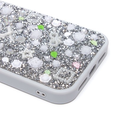 Чехол-накладка для Apple iPhone 15 Pro Max (белый) - PC097 POSH SHINE