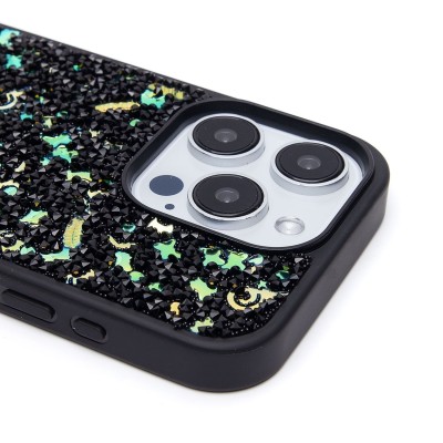 Чехол-накладка для Apple iPhone 15 Pro (черный) - PC097 POSH SHINE