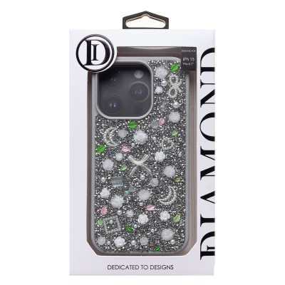 Чехол-накладка для Apple iPhone 15 Pro (белый) - PC097 POSH SHINE