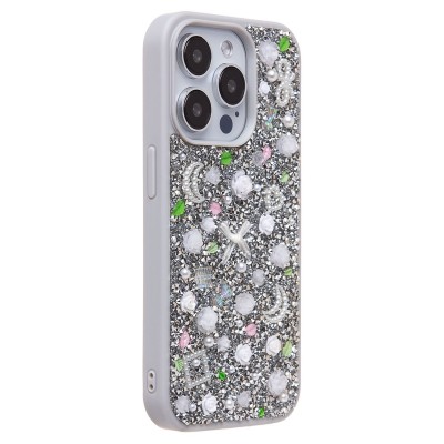 Чехол-накладка для Apple iPhone 15 Pro (белый) - PC097 POSH SHINE