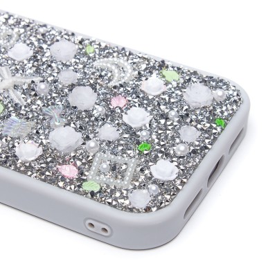 Чехол-накладка для Apple iPhone 15 Pro (белый) - PC097 POSH SHINE