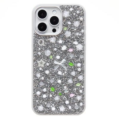 Чехол-накладка для Apple iPhone 16 Pro Max (белый) - PC097 POSH SHINE