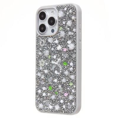 Чехол-накладка для Apple iPhone 16 Pro Max (белый) - PC097 POSH SHINE