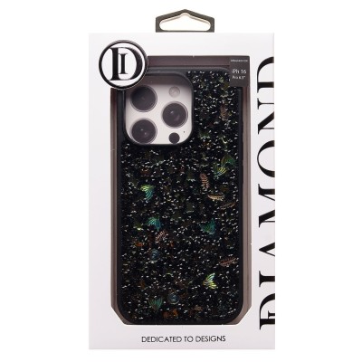 Чехол-накладка для Apple iPhone 16 Pro (черный) - PC097 POSH SHINE