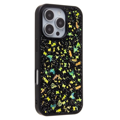 Чехол-накладка для Apple iPhone 16 Pro (черный) - PC097 POSH SHINE