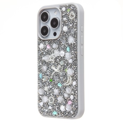 Чехол-накладка для Apple iPhone 16 Pro (белый) - PC097 POSH SHINE