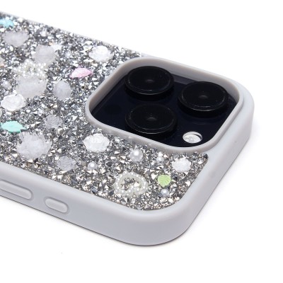 Чехол-накладка для Apple iPhone 16 Pro (белый) - PC097 POSH SHINE
