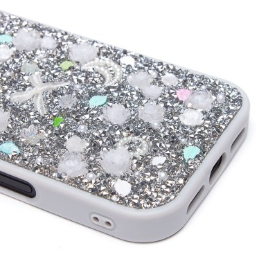 Чехол-накладка для Apple iPhone 16 Pro (белый) - PC097 POSH SHINE