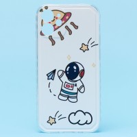 Чехол-накладка для Apple iPhone 12 - (001) (белый) - SC233