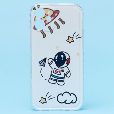 Чехол-накладка для Apple iPhone 12 - (001) (белый) - SC233