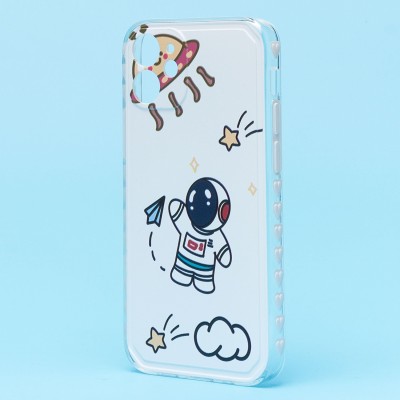 Чехол-накладка для Apple iPhone 12 - (001) (белый) - SC233