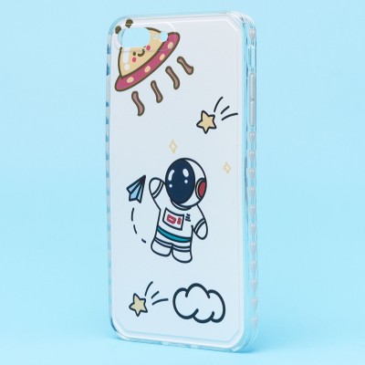 Чехол-накладка для Apple iPhone 8 Plus - (001) (белый) - SC233 Чехол-накладка для Apple iPhone 8 Plus - (001) (белый) - SC233