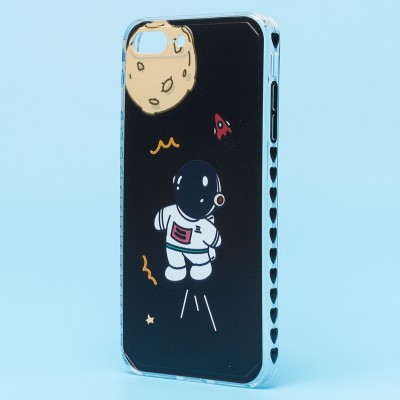Чехол-накладка для Apple iPhone 8 Plus - (002) (черный) - SC233 Чехол-накладка для Apple iPhone 8 Plus - (002) (черный) - SC233