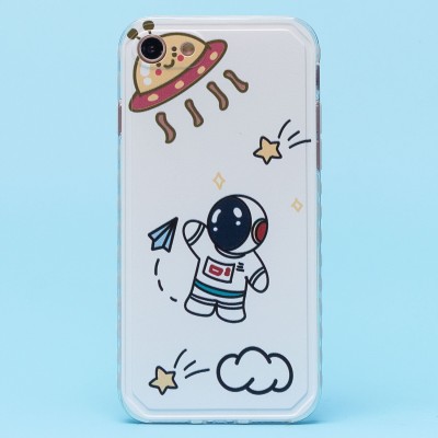 Чехол-накладка для Apple iPhone 8 - (001) (белый) - SC233 Чехол-накладка для Apple iPhone 8 - (001) (белый) - SC233