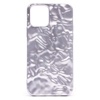 Чехол-накладка для Apple iPhone 12 (серебяный) - SC267