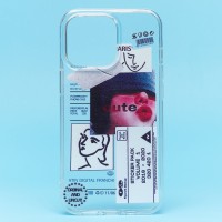 Чехол-накладка для Apple iPhone 13 Pro - (001) (прозрачный) - SC273