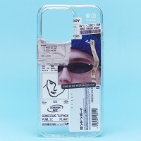 Чехол-накладка для Apple iPhone 13 Pro - (002) (прозрачный) - SC273