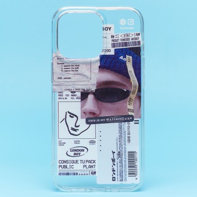 Чехол-накладка для Apple iPhone 13 Pro - (002) (прозрачный) - SC273
