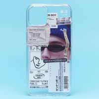 Чехол-накладка для Apple iPhone 13 - (002) (прозрачный) - SC273
