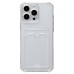 Чехол-накладка для Apple iPhone 16 Pro Max (прозрачный) - SC276 c картхолдером