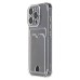 Чехол-накладка для Apple iPhone 16 Pro (прозрачный) - SC276 c картхолдером