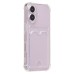 Чехол-накладка для Apple iPhone 16 (прозрачный) - SC276 c картхолдером