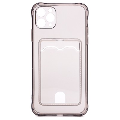 Чехол-накладка для Apple iPhone 11 Pro Max (черный) - SC276 с картхолдером