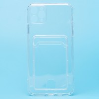 Чехол-накладка для Apple iPhone 11 Pro Max (прозрачный) - SC276 с картхолдером
