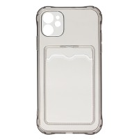 Чехол-накладка для Apple iPhone 11 (черный) - SC276 с картхолдером