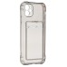 Чехол-накладка для Apple iPhone 11 (черный) - SC276 с картхолдером