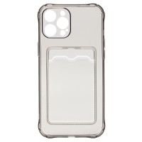 Чехол-накладка для Apple iPhone 12 Pro Max (черный) - SC276 с картхолдером Чехол-накладка для Apple iPhone 12 Pro Max (черный) - SC276 с картхолдером