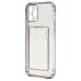 Чехол-накладка для Apple iPhone 12 Pro Max (черный) - SC276 с картхолдером