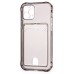 Чехол-накладка для Apple iPhone 12 Pro (черный) - SC276 с картхолдером