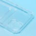 Чехол-накладка для Apple iPhone 12 Pro (прозрачный) - SC276 с картхолдером