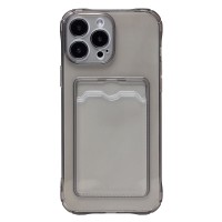 Чехол-накладка для Apple iPhone 13 Pro Max (черный) - SC276 с картхолдером