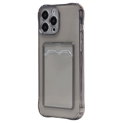 Чехол-накладка для Apple iPhone 13 Pro Max (черный) - SC276 с картхолдером