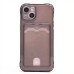 Чехол-накладка для Apple iPhone 13 (черный) - SC276 с картхолдером