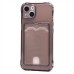 Чехол-накладка для Apple iPhone 13 (черный) - SC276 с картхолдером